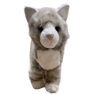 Douglas cuddle grey cat plush